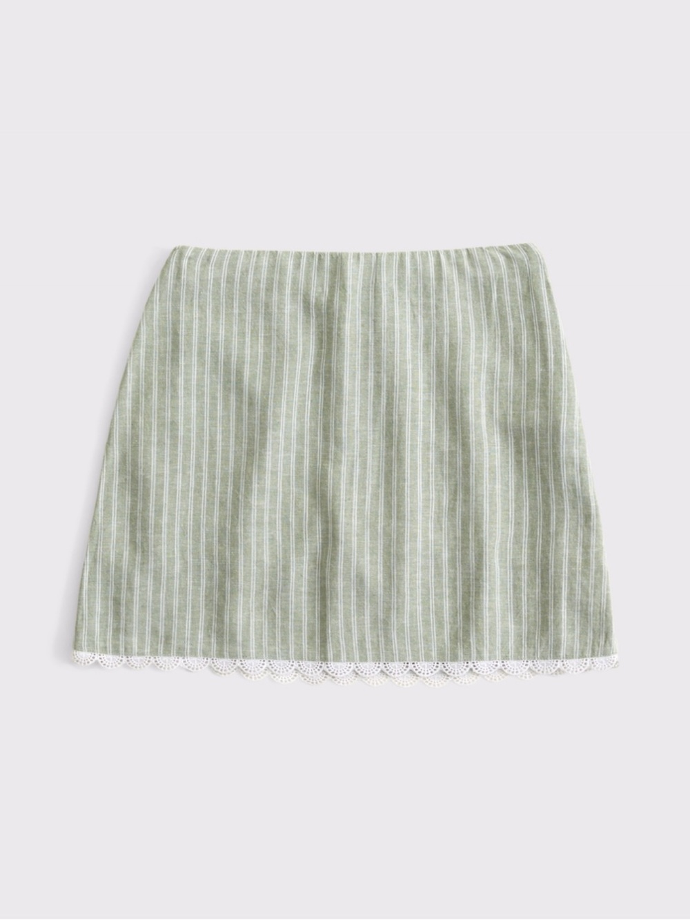 A&F Scarlett Linen-Blend Mini Skort XXS